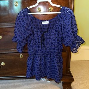 Waverly Gray purple and black top